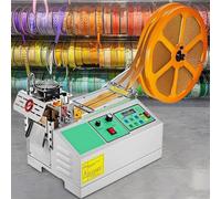 JMOZHCD Dispensador automático de Cinta en frío y Caliente de 440 W, máquina cortadora de Correas de 95 mm, máquina cortadora de Correas de precisión para Bandas elásticas