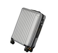 JMOZHCD Equipaje con Ruedas, código de Viaje, Equipaje, Ruedas giratorias de 20/24/28 Pulgadas, Maleta de Gran Capacidad (Silver 28)