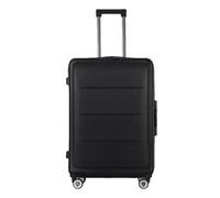 JMOZHCD Equipaje de Cabina Maleta con Ruedas Maleta con Ruedas Maleta con Ruedas Maleta de Mano de Gran Capacidad (H01 Black 20)