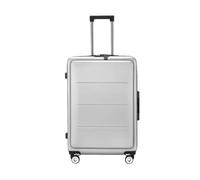 JMOZHCD Equipaje de Cabina Maleta con Ruedas Maleta con Ruedas Maleta con Ruedas Maleta de Mano de Gran Capacidad (H01 Silver 18)