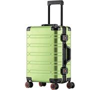 JMOZHCD Equipaje de Mano con Ruedas, Maleta de Viaje de Negocios de aleación de magnesio y Aluminio Resistente al Desgaste (E 28)