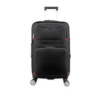 JMOZHCD Equipaje de Mano, Maleta rodante de Tela Oxford, Bolsa de Viaje grande con Ruedas, Maleta de Equipaje rodante con Cremallera (Black 24 Inch)