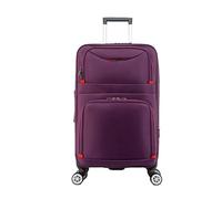 JMOZHCD Equipaje de Mano, Maleta rodante de Tela Oxford, Bolsa de Viaje grande con Ruedas, Maleta de Equipaje rodante con Cremallera (Purple 22 Inch)