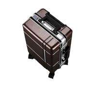 JMOZHCD Equipaje Marco de Aluminio Engrosado Bolsa de Equipaje Rueda Bolsa de Viaje de Gran Capacidad Estuche de Cabina (A 24)