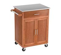 JMOZHCD Estante de Almacenamiento de Cocina, Carrito de Isla de Cocina, Carrito de Cocina de Granja, Islas de Almacenamiento móviles con cajón Grande,