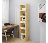 JMOZHCD Librería/Separador de ambientes, estantería Independiente, Sala de Estar, hogar, Muebles de Oficina, Almacenamiento de DVD, Libros, revistas
