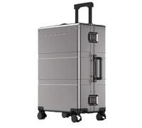 JMOZHCD Maleta con Apertura Frontal, Maleta con Ruedas, Caja de Almacenamiento para Equipaje de Mano (Gray 28)