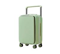 JMOZHCD Maleta con asa Ancha, Maleta de embarque para Hombre, Maleta de Viaje para Mujer, Maleta de Mano con Marco de Aluminio (En8 20 Inch)