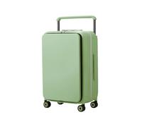 JMOZHCD Maleta con asa Ancha, Maleta de embarque para Hombre, Maleta de Viaje para Mujer, Maleta de Mano con Marco de Aluminio (En8 24 Inch)