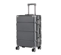 JMOZHCD Maleta con asa Ancha para Equipaje, Equipaje de Mano para Hombre, Caja de almacenaje para Acampada con Marco de Aluminio para PC para Mujer (Gray 22)