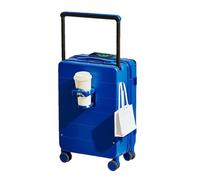 JMOZHCD Maleta con asa Ancha y portavasos, Equipaje de Viaje con contraseña, Cubierta de Carrito, Bolsa de Viaje de Mano, Maleta con Ruedas (E 18)