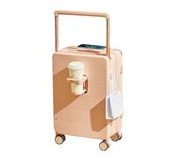 JMOZHCD Maleta con asa Ancha y portavasos, Equipaje de Viaje con contraseña, Cubierta de Carrito, Bolsa de Viaje de Mano, Maleta con Ruedas (C 22)