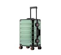 JMOZHCD Maleta con Ruedas de aleación de Aluminio, Maleta de aleación de Aluminio con Rueda Universal, Caja de Metal, Caja de Almacenamiento de Viaje con contraseña (En8 29)