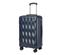 JMOZHCD Maleta con Ruedas, Elegante Maleta de Mano, con Ruedas, Cerradura de combinación con Cremallera, Maleta Liviana (Blue 20 Inch)