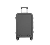 JMOZHCD Maleta con Ruedas para Equipaje con Apertura Frontal, Maleta giratoria con Ruedas, Unisex, con contraseña (Aluminum Frame 22)