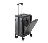 JMOZHCD Maleta de Viaje con Apertura Frontal, Caja con contraseña, Equipaje, Cubierta de Carrito, Equipaje de Mano con Ruedas (Gray 26)