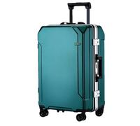 JMOZHCD Maleta de Viaje Maleta de Moda Marco de Aluminio Maleta con Ruedas Maleta de Cabina para Hombres y Mujeres (En8(White Border) 20)