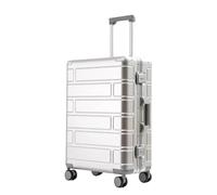 JMOZHCD Maleta rodante con código de Equipaje, Maleta de Viaje de Lujo, Caja con Ruedas, Organizador de Almacenamiento (Sliver 20)