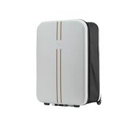 JMOZHCD Maleta rodante, Maleta con Ruedas portátil Plegable, Maleta Ligera de Negocios, Bolsa de Viaje, Caja de Almacenamiento Ligera (White 20 Inch)