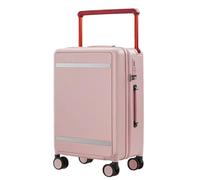 JMOZHCD Maletas de Viaje, Maletas con Ruedas Anchas para Ocio, Maletas Elegantes y Sencillas, Maletas de Cabina Grandes, Maletas expandibles de Carcasa Dura (Pnnrk(Zipper Style) 20)