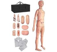 JMOZHCD Modelo Humano de atención al Paciente, Entrenamiento de Intercambio Masculino y Femenino, simulación de reanimación cardiopulmonar, Modelo de anatomía Humana para formación de enfermería