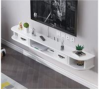 JMOZHCD Mueble de TV, Consola de Sala de Estar montada en la Pared para TV, Gabinete de Almacenamiento de Equipos de Entretenimiento/DVD/CD Flotante montado en la Pared para TV
