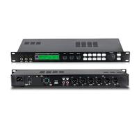 JMOZHCD Reverberador Mezclador, procesador de Audio de micrófono KTV con Pantalla LCD, efector de Audio DSP de 15 Bandas, Salida de 5,1 Canales