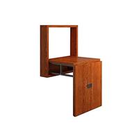 JMOZHCD Silla Taburete Plegable De Pared, Banco De Asiento De Ducha, Taburete Invisible Hecho para Montaje En Pared, Baño De Baño Montado En La Pared (Red Teak)
