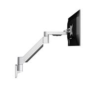 JMOZHCD Soporte de Escritorio para Monitor Soporte para Monitor Individual Soporte de Escritorio Brazo de Soporte para Monitor Plegable montado en la Pared Soporte de Montaje (Silver)