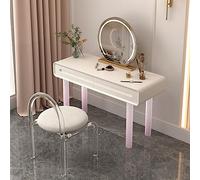JMOZHCD Tocador Minimalista pequeño apartamento Dormitorio Almacenamiento de cosméticos de Alta Gama tocador cosméticos Muebles de tocador (A 100cm)
