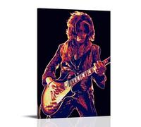 JMQPMDU Joe Perry - Póster decorativo de pared con texto en inglés "Great Singer And Band", 60 x 90 cm, estilo marco