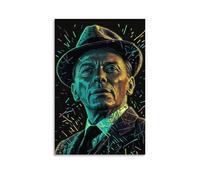 JMQPMDU Póster decorativo de Frank Sinatra con el gran cantante y banda, pintura decorativa para dormitorio, 60 x 90 cm, estilo sin marco