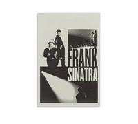JMQPMDU Póster decorativo de Frank Sinatra con el gran cantante y banda, pintura decorativa para dormitorio, 60 x 90 cm, estilo sin marco