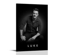 JMQPMDU Póster decorativo de Luke Evans con diseño de gran cantante y banda, para dormitorio, 40 x 60 cm, estilo marco