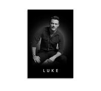 JMQPMDU Póster decorativo de Luke Evans con gran cantante y banda, pintura decorativa para dormitorio, 30 x 45 cm, estilo sin marco