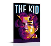 JMQPMDU Póster decorativo para pared de The Kid LAROI Great Singer And Band, pintura decorativa para dormitorio, 60 x 90 cm, estilo marco