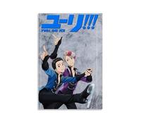 JMQPMDU Yuri on Ice - Póster de anime dinámico de sangre caliente para pared, pintura decorativa para dormitorio, 20 x 30 cm, estilo sin marco