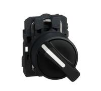 JMRTQMEC XB5AD21 XB5AD21C = ZB5AZ101C + ZB5AD2C Interruptor Selector Plástico Negro Ø22 2 Posiciones Fijo 1 NA