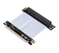 JMT ADT-K33U PCIe 5.0 x16 Cable de extensión de 512 Gbps, elevador de GPU flexible sin pérdidas de alta velocidad para carcasas de PC, servidores, ITX Builds Computer RTX5090 (K33UR-SI, 15 cm)