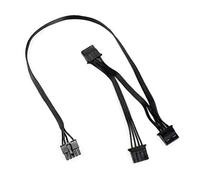 JMT Great Wall Dragon Power Module Line 5P a Large 3 SATA 4P 5Pin a Hard Disk Line 4Pin Power Line 1 a 3 Splitter PC Server Multiplicador Fuente de alimentación Cable de extensión 80cm (5P to 3 4P)