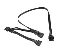 JMT Great Wall Dragon Power Module Line 5P a Large 3 SATA 4P 5Pin a Hard Disk Line 4Pin Power Line 1 a 3 Splitter Hard Drive Fuente de alimentación Cable de extensión 80cm (5P to 3 SATA 4P)