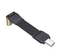 JMT Mini cable de extensión DP1.4 macho a macho, compatible con Displayport para tarjeta gráfica DP1.4 HDR/DSC transmisión de señal (25 cm, M5A-P6B)