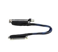 JMT PCIE 5.0 X16 - Cable de extensión de tarjeta gráfica de 270 grados, 64 GBS, GEN5, arnés de malla trenzada, elevador para tarjeta gráfica de servidor AI, adaptador de GPU flexible 16AD5 (derecha
