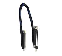 JMT PCIE 5.0 X16 - Cable de extensión de tarjeta gráfica de 270 grados, 64 GBS, GEN5, arnés de malla trenzada para servidor AI, adaptador de GPU flexible 16AD5 (derecha hacia la izquierda, 40 cm)