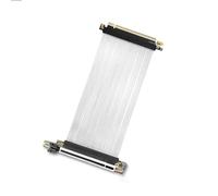 JMT PCIE 5.0 X16 - Cable de extensión para tarjeta gráfica, adaptador GPU de 64 GBS, alta velocidad, chapado en plata, compatible con chasis 217e de 270 grados 16AD5-HB (26 cm)