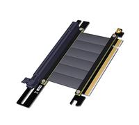 JMT Soporte vertical para tarjetas de video gráficas PCIe 3.0 x16 PCI-E Express Extender Cable de extensión para ATX PC chasis Case Soporte RTX2080ti GTX1080ti Titan XP Radeon580 VEGA64 (25 cm, cable