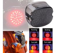 JMTBNO Luz Trasera LED para Moto Luz de Freno Luz de Señal de Giro Luces Traseras Integradas Compatible con Har-ley Dyna Sportster 883 1200 Road King Electra Glide Softail