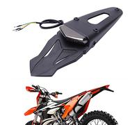 JMTBNO Luz Trasera LED Para Motocicleta Guardabarros Fender Luz Stop Trasero Luz de Freno Universal para Mx Trail Moto Todoterreno Motocross Dirt Bike Enduro