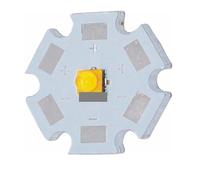 JMVLVLOA 100pcs 5W XTE LED XT-E 1-5W LED Emitter Neutral White 4500K Diode Chip With 20mm Aluminum pcb