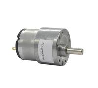 JMVLVLOA JGB37-520 Arranque de Engranajes de CC de 12 V, Reductor de Engranajes metálicos de reducción de Baja Velocidad y Alto par, Electronic Starter de Caja de Cambios de 320 RPM